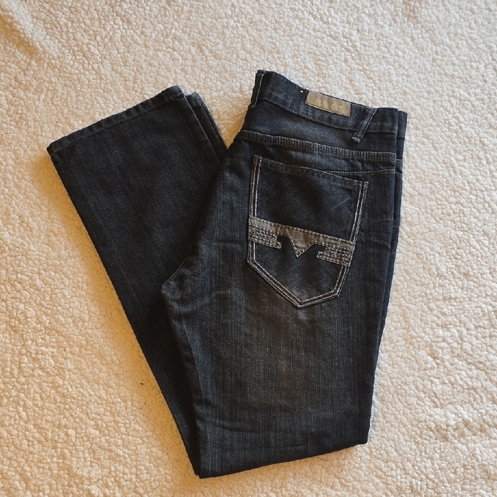 Vintage Y2K F.U.S.A.I Dark Washed Men Denim Jeans